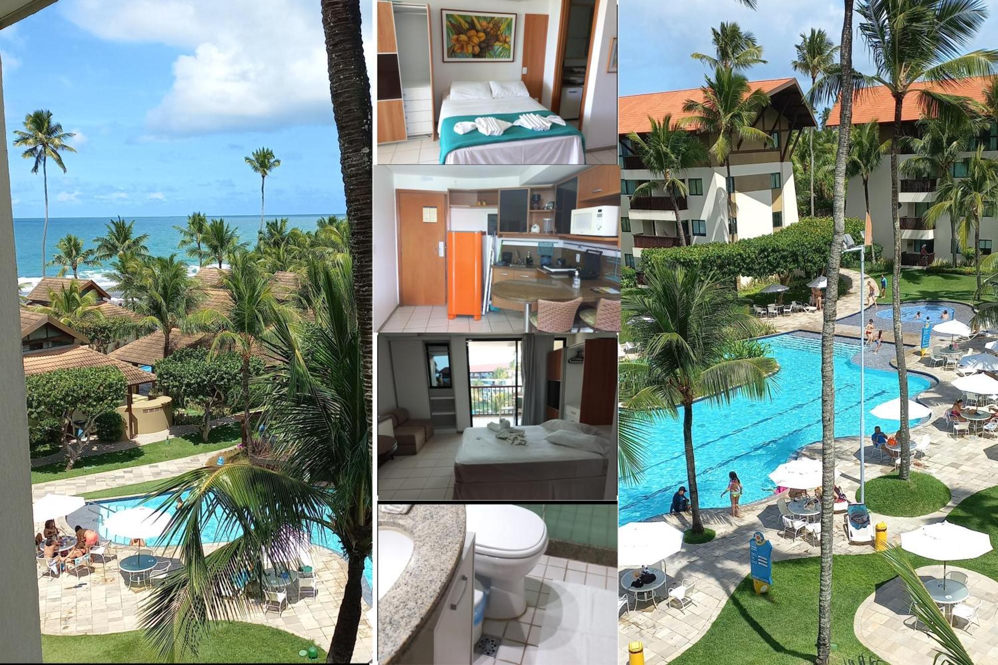Estudio Marulhos, Varanda Com Vista De Mar E Parque Aquatico, A Beira-Mar Mar De Muro Alto, Com Wi-Fi, Restaurante, Estacionamento E A 10' De Pôrto das Galinhas מראה חיצוני תמונה